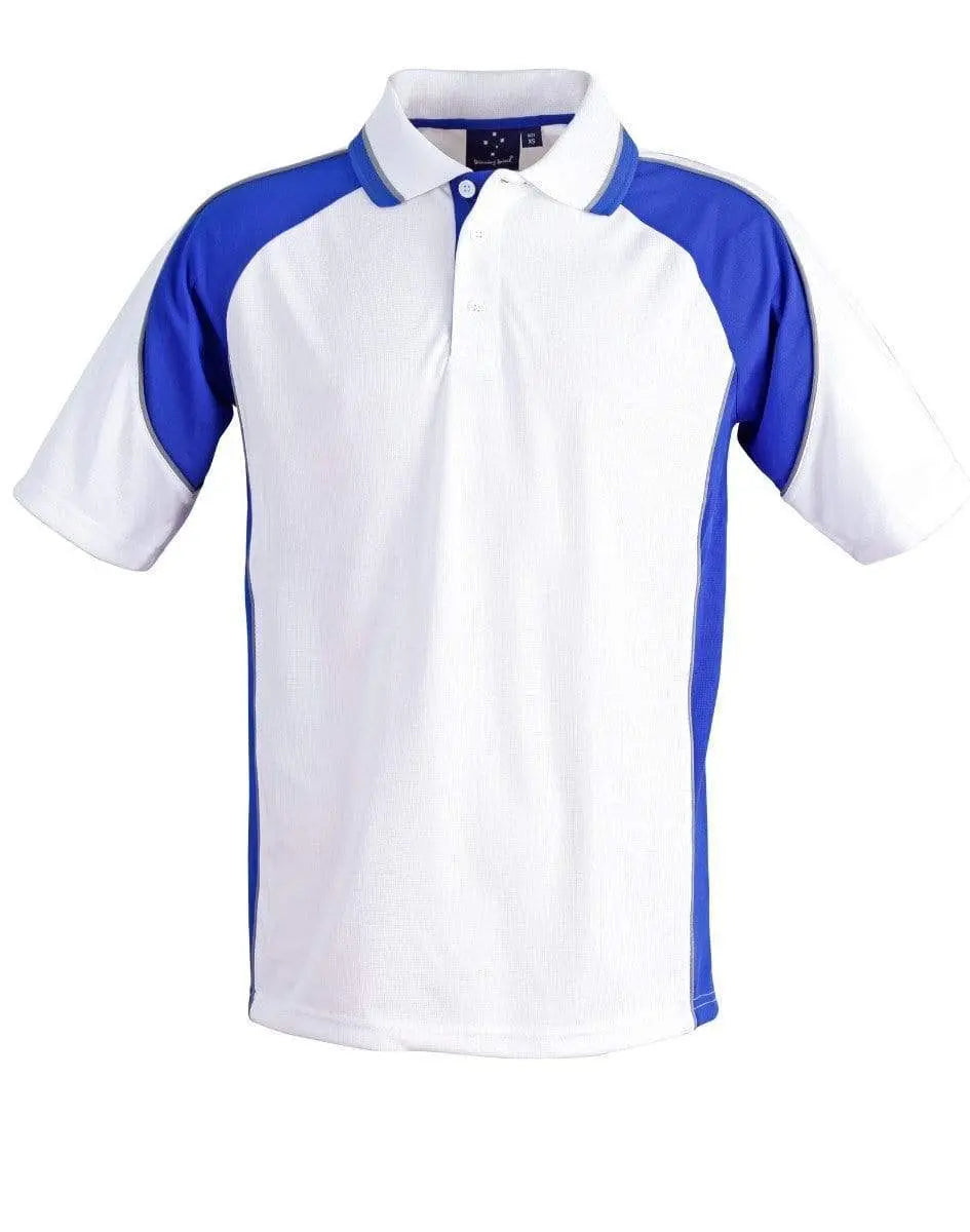 Winning Spirit Casual Wear White/Royal / 6K Winning Spirit Mascot Polo Kids Ps49k